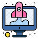 Rocket Launch Business Launch Start Up Icon