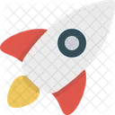 Rocket Launch Sky Icon
