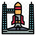 Rocket Launch Station Launch Propulsion Icon