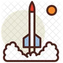 Rocket Lunch Rocket Spaceship Icon