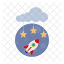 Moon Night Sky Icon
