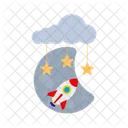 Moon Night Sky Icon