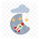 Moon Night Sky Icon