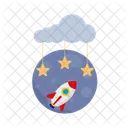 Moon Night Sky Icon