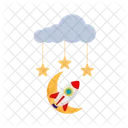 Moon Night Sky Icon