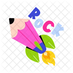 Rocket Pencil  Icon