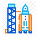 Space Tower Concept Icon
