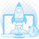 Startup Speed Missile Rate Rocket Speed Icon