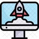 Rocket Startup  Icon