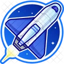 Rocket Sticker  Icon