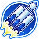 Rocket Sticker  Icon