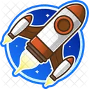 Rocket Sticker  Icon