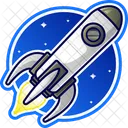 Rocket Sticker  Icon