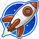 Rocket Sticker  Icon