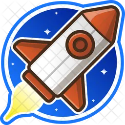 Rocket Sticker  Icon