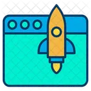 Rocket Website Launch Website Launch Icon