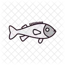 Rockfish Poleiro Baixo Ícone
