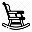 Rocking Chair Seat Relaxing Icon