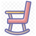 Rocking Chair Comfort Chair Outdoor Furniture Icon