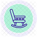 Rocking Chair Furniture Icon