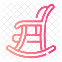 Rocking Chair Seatting Relax Icon