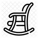 Rocking Chair Seatting Relax Icon