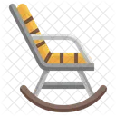 Rocking Chair Retirement Old Icon