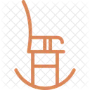 Rocking Chair Home Seat Icon