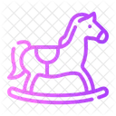 Rocking Horse Play Animal Icon