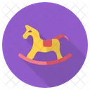 Children Playground Rocking Horse Icon