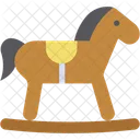 Rocking Horse Wooden Childhood Icon