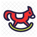 Rocking Horse Horse Toy Icon