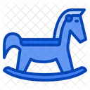 Wooden Horse Toy Child Play Kid Rocking Icon