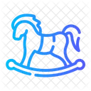 Rocking Horse Toy Play Icon