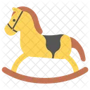 Rocking Horse Wooden Icon