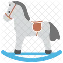 Rocking Horse Wooden Icon