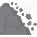 Rockslide Rockfall Landslide Icon