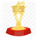 Rockstar Award Music Trophy Melody Trophy Icon