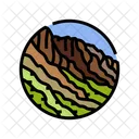 Rocky Mountain Landscape Icon
