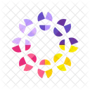 Esses Circulos Coloridos Em Formato Sao Como Caleidoscopios Para Exploracao De Cores Cada Reviravolta Revela Combinacoes Emocionantes E Relacoes Ocultas De Cores Circulos De Cores Moldados Sao Paletas Divertidas Perfeitas Para Liberar O Artista Que Ha Dentro De Voce Explore Combinacoes De Cores Inesperadas E Descubra Um Mundo De Possibilidades Criativas Imagine Um Tesouro De Joias Coloridas Cada Uma Com Um Tom Unico Os Circulos Coloridos Moldados Sao Como Essas Joias Esperando Para Serem Organizados Em Esquemas De Cores Impressionantes Ícone