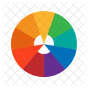 Rodas De Cores Circulos De Cores Em Formato Ícone