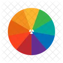 Rodas De Cores Circulos De Cores Em Formato Ícone