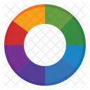 Roda de cores  Ícone