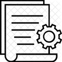 Roda Dentada Arquivo Processamento Ícone