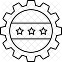 Roda Dentada Configuracao Engrenagem Ícone