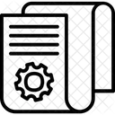 Roda Dentada Icone De Gerenciamento Conteudo Ícone