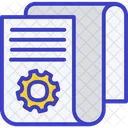 Roda Dentada Icone De Gerenciamento Conteudo Ícone