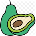 Rodaja de aguacate  Icono