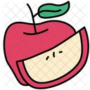 Rodaja de manzana  Icono