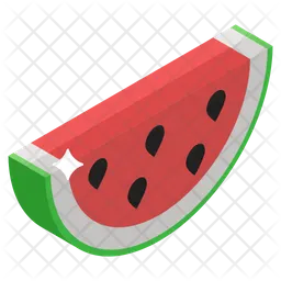 Rodaja de sandia  Icono
